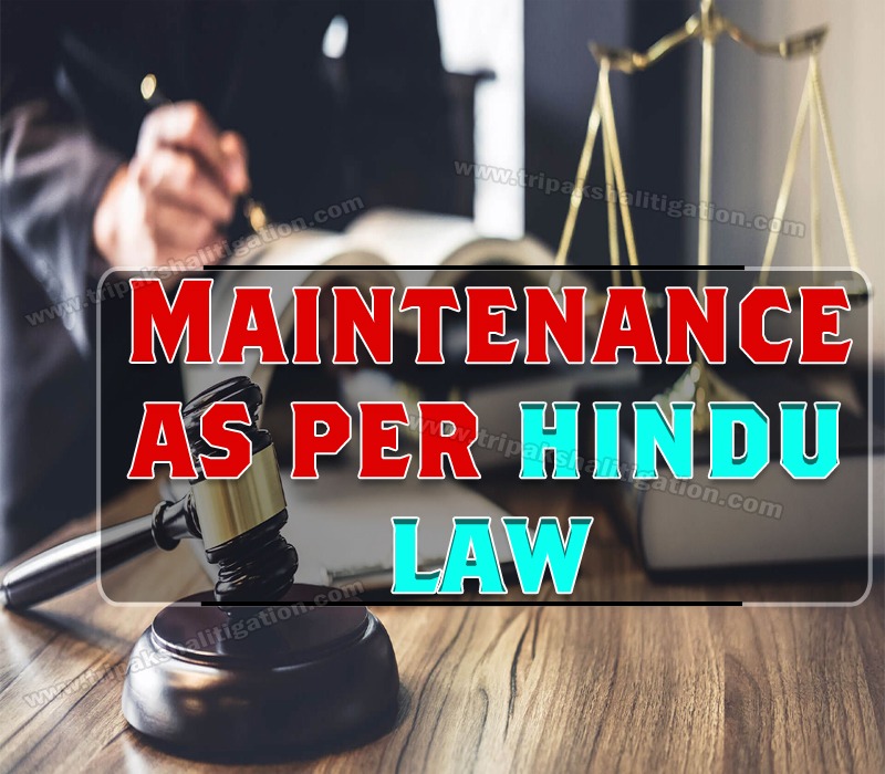 Maintenance as per Hindu Law