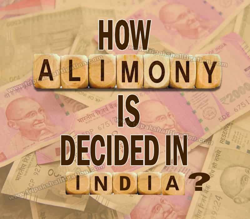 How alimony is decided in India