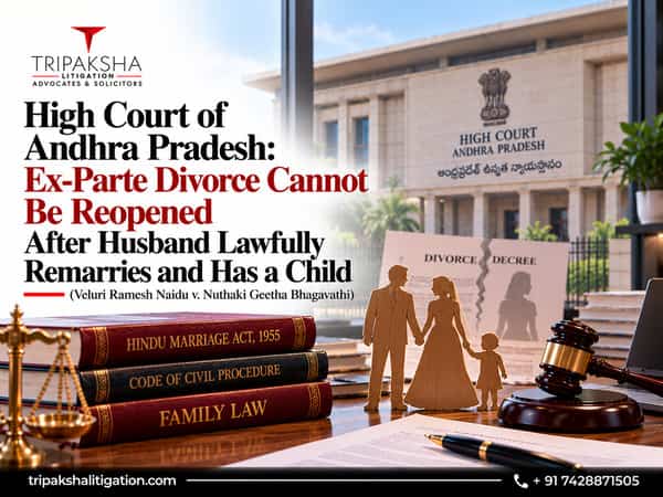 Ex-Parte Divorce Cannot Be Reopened After Husband Lawfully Remarries and Has a Child